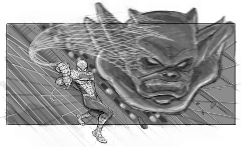 Illustration for article titled Aparecen nuevos bocetos de Spider-Man 4, la prometedora secuela que Sam Raimi no pudo hacer